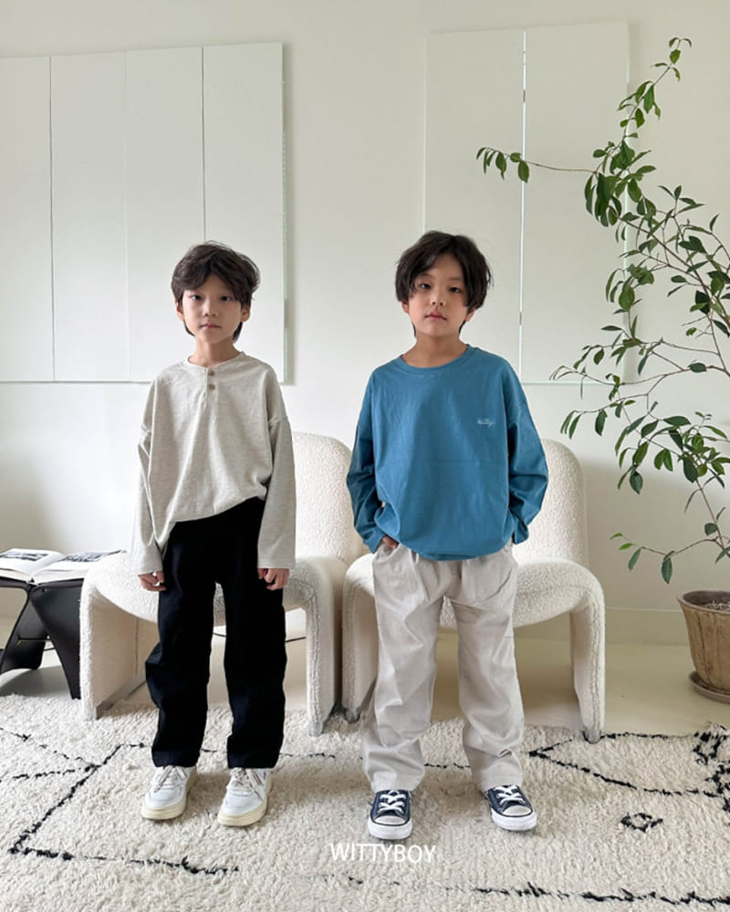 Witty Boy - Korean Children Fashion - #minifashionista - Oat Pants - 10