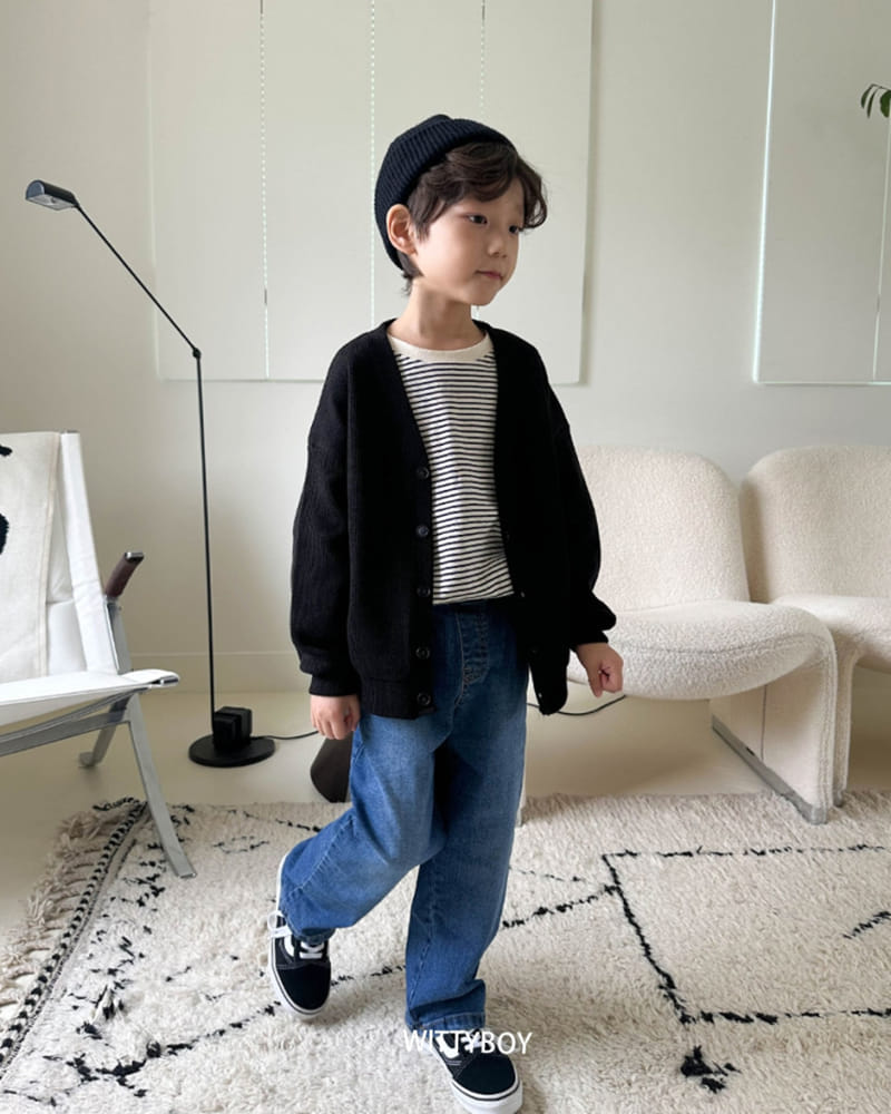 Witty Boy - Korean Children Fashion - #minifashionista - French Stripes Tee - 8