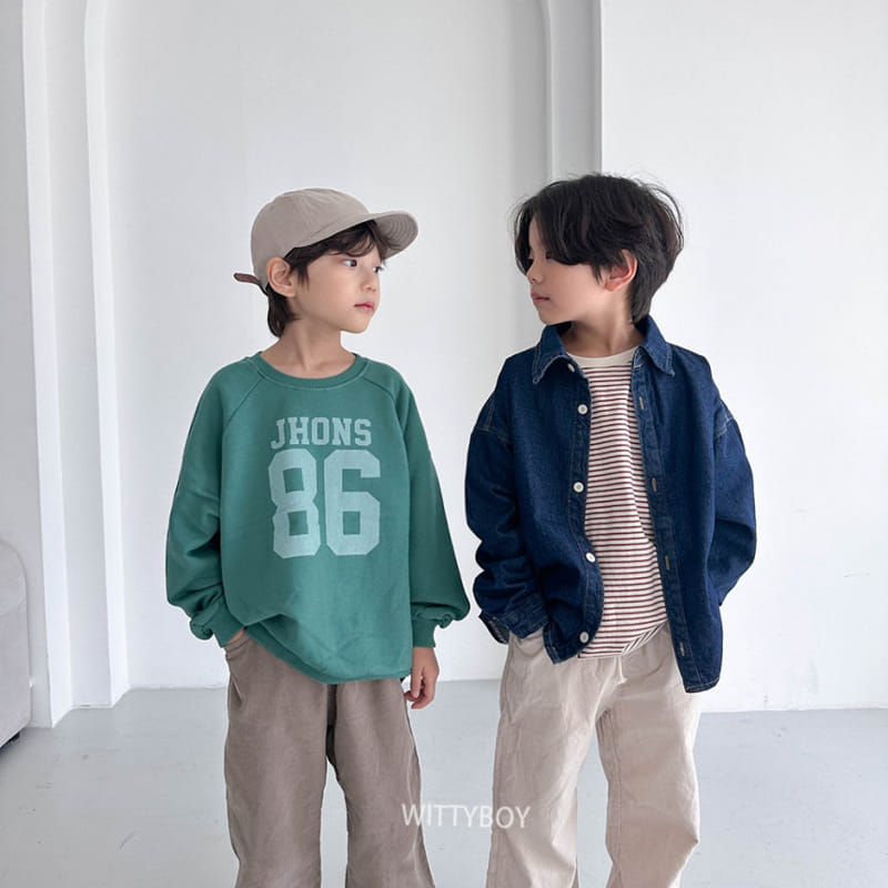 Witty Boy - Korean Children Fashion - #minifashionista - Jonson Sweatshirt - 4
