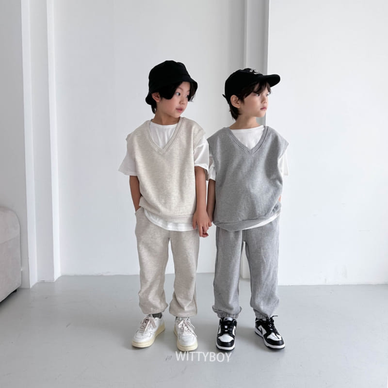 Witty Boy - Korean Children Fashion - #prettylittlegirls - Uni Vest
