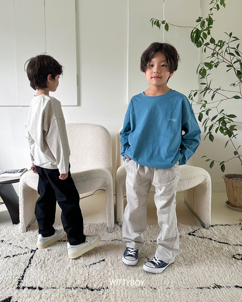 Witty Boy - Korean Children Fashion - #prettylittlegirls - Oat Pants - 11