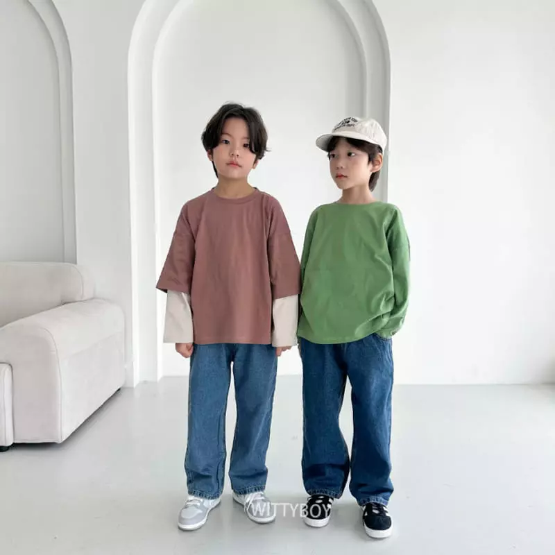 Witty Boy - Korean Children Fashion - #prettylittlegirls - Signiture Tee - 3
