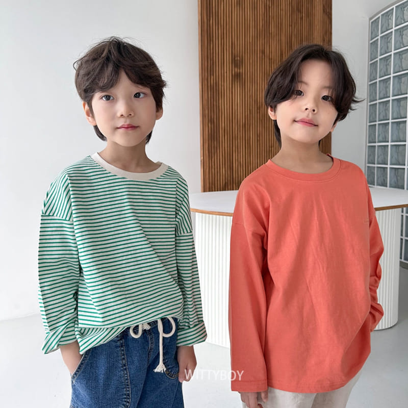 Witty Boy - Korean Children Fashion - #prettylittlegirls - French Stripes Tee - 9