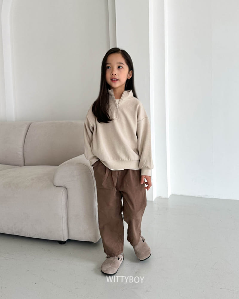 Witty Boy - Korean Children Fashion - #todddlerfashion - Oat Pants - 12