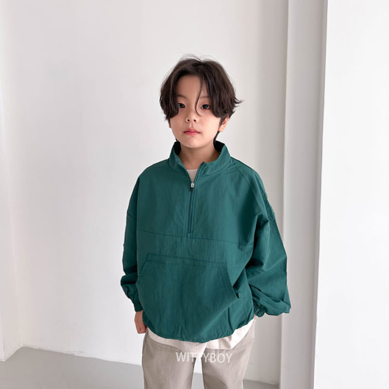 Witty Boy - Korean Children Fashion - #todddlerfashion - Mono Anorak - 9