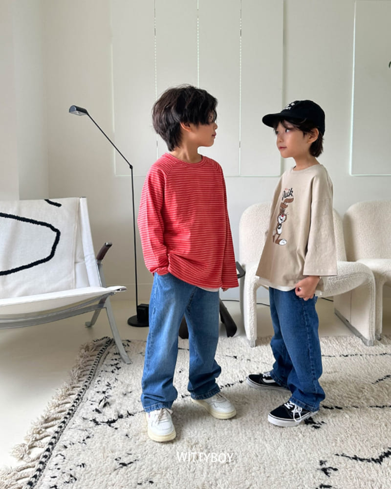 Witty Boy - Korean Children Fashion - #toddlerclothing - Tori ST Tee - 6