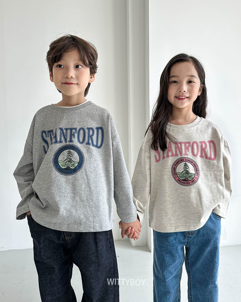 Witty Boy - Korean Children Fashion - #todddlerfashion - Standford Tee - 4