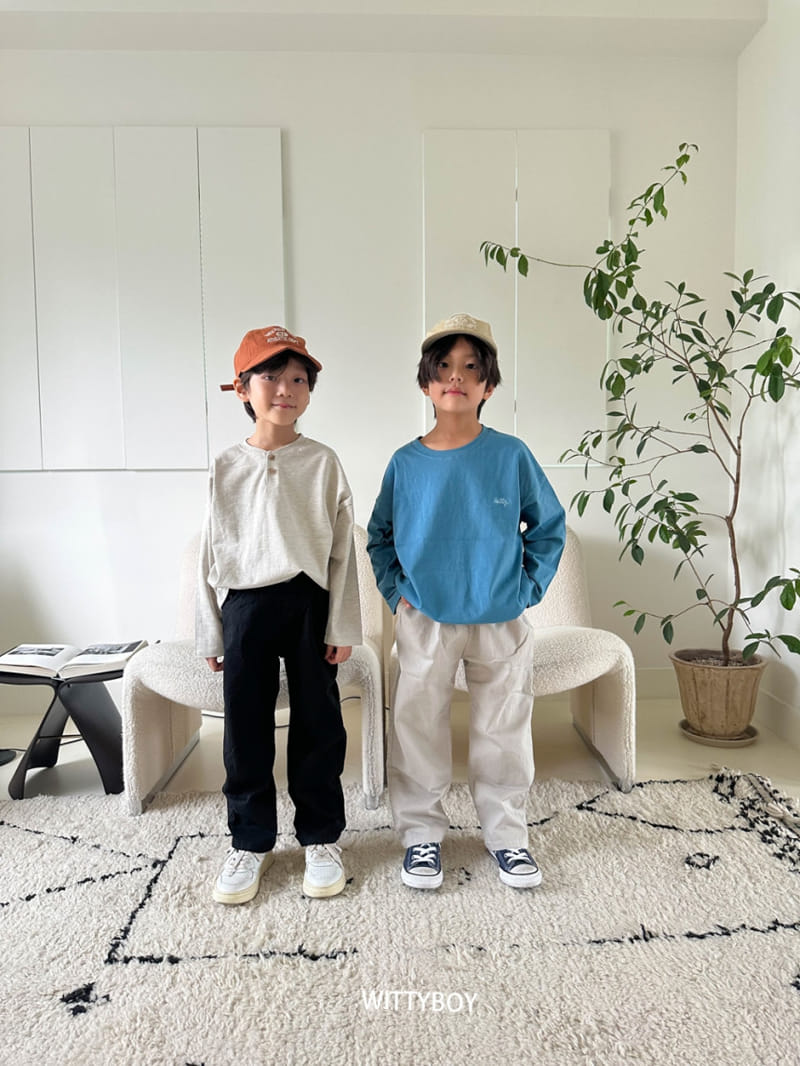 Witty Boy - Korean Children Fashion - #toddlerclothing - To U Tee - 9