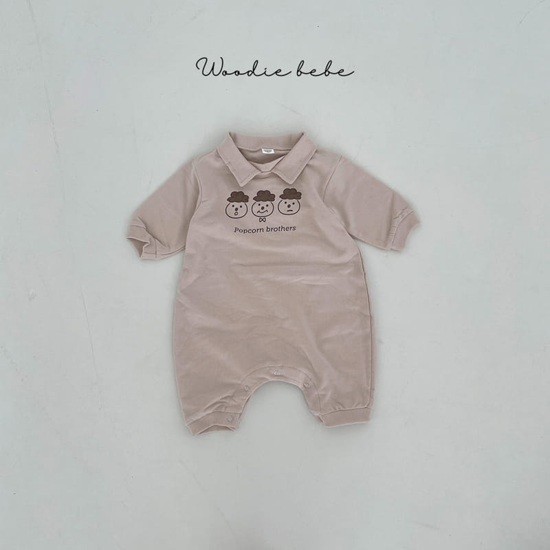 Woodie - Korean Baby Fashion - #babyfashion - Popcorn Bodysuit