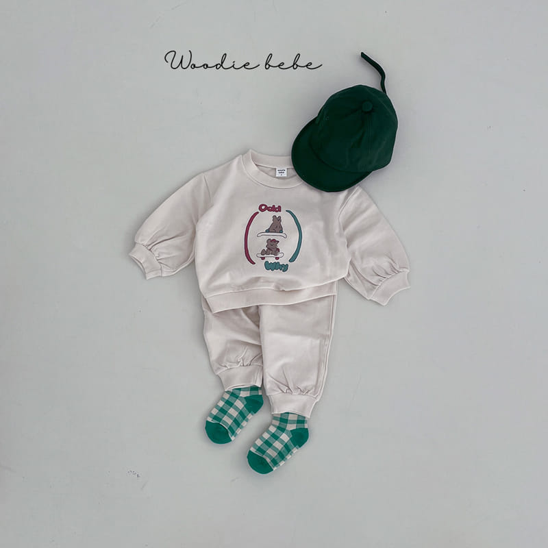 Woodie - Korean Baby Fashion - #babyfever - Odd Top Bottom Set - 7