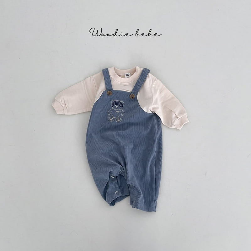 Woodie - Korean Baby Fashion - #babygirlfashion - Double Bodysuit