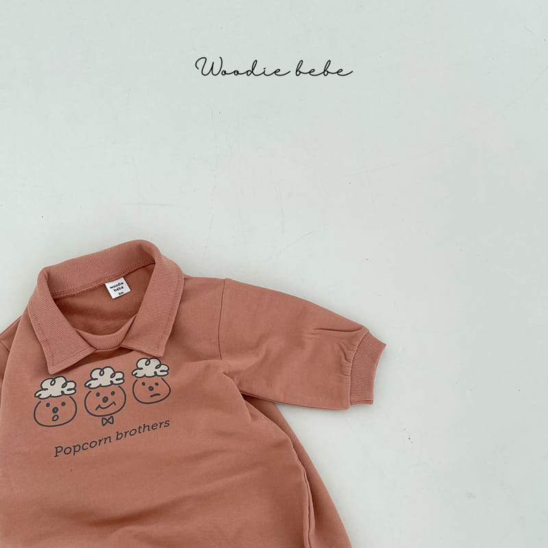 Woodie - Korean Baby Fashion - #babygirlfashion - Popcorn Bodysuit - 4