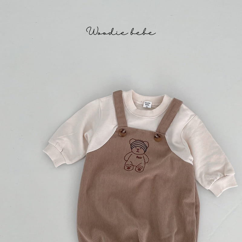 Woodie - Korean Baby Fashion - #babyoutfit - Double Bodysuit - 5