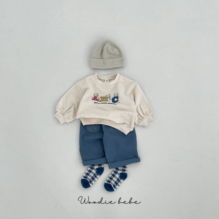 Woodie - Korean Baby Fashion - #babyoutfit - Alpabet Tee - 7