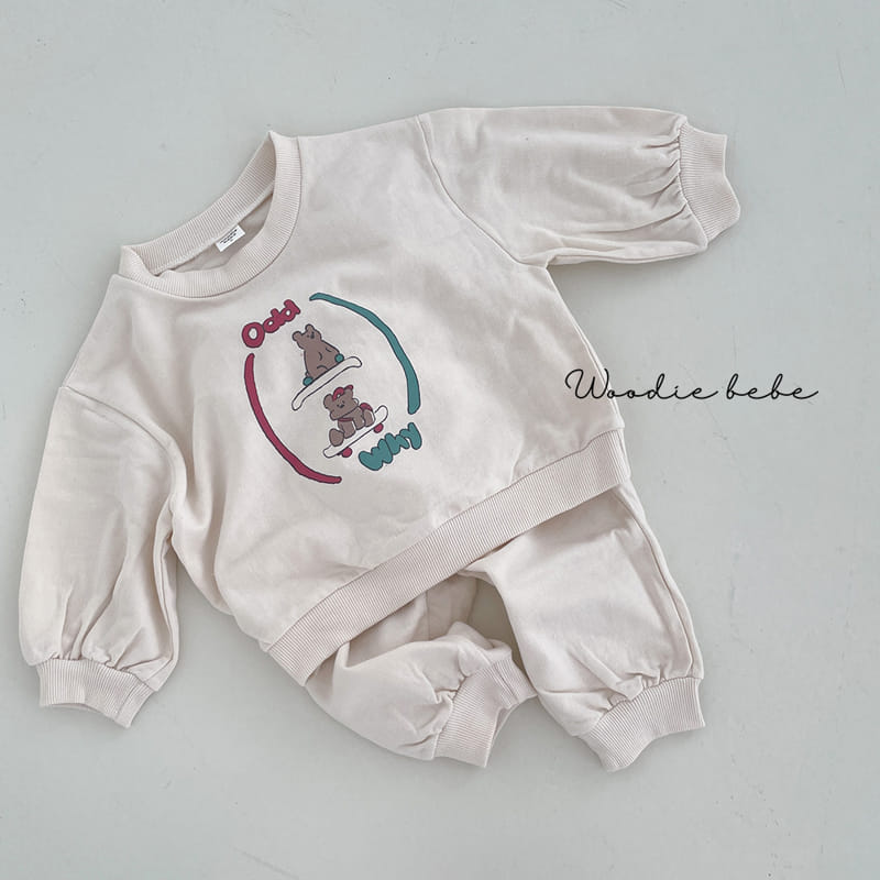 Woodie - Korean Baby Fashion - #smilingbaby - Odd Top Bottom Set - 2