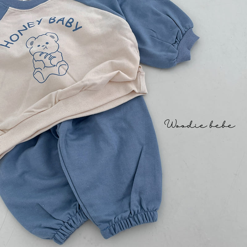 Woodie - Korean Baby Fashion - #smilingbaby - Bake Top Bottom Set - 3