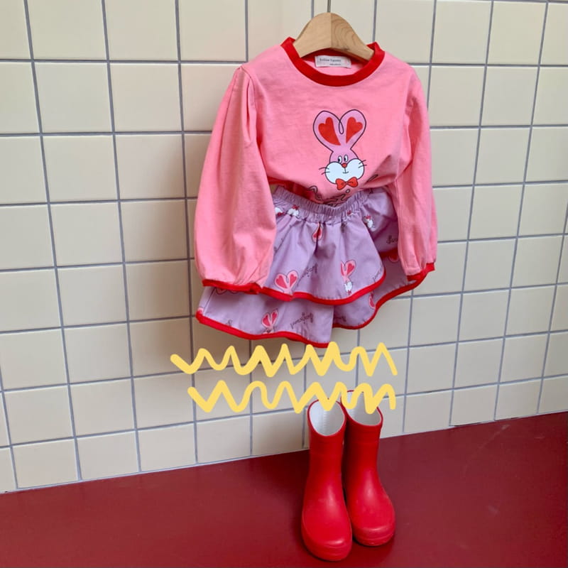 Yellow Factory - Korean Children Fashion - #littlefashionista - Heart Rabbit Tee - 5