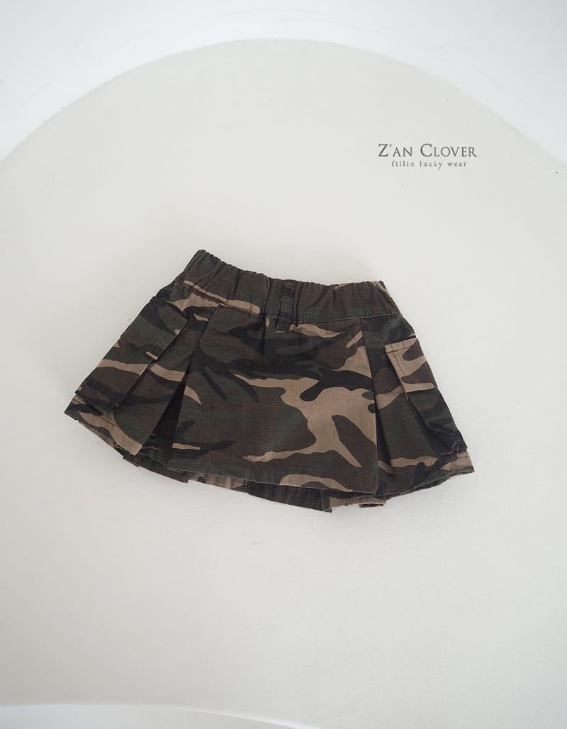 Zan Clover - Korean Children Fashion - #Kfashion4kids - Camo Cargo Skirt - 6