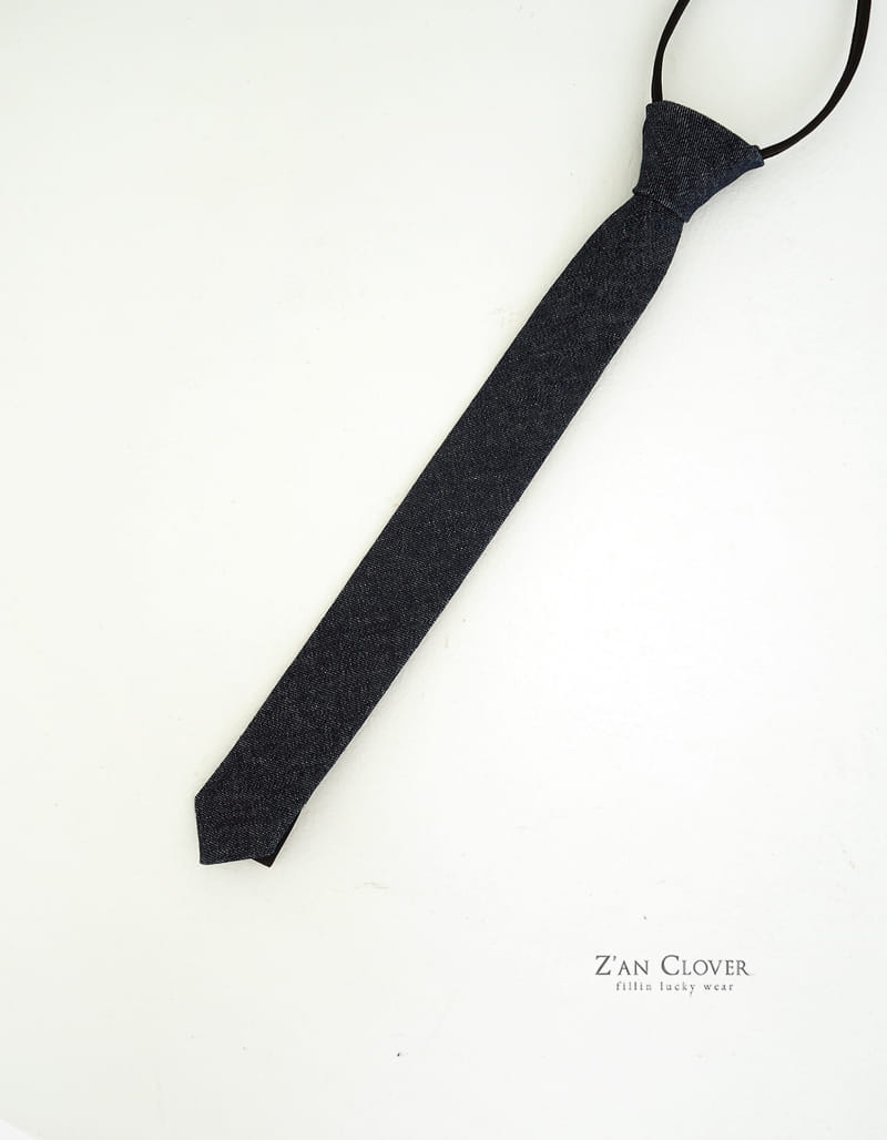 Zan Clover - Korean Children Fashion - #Kfashion4kids - Denim Neck Tie - 6
