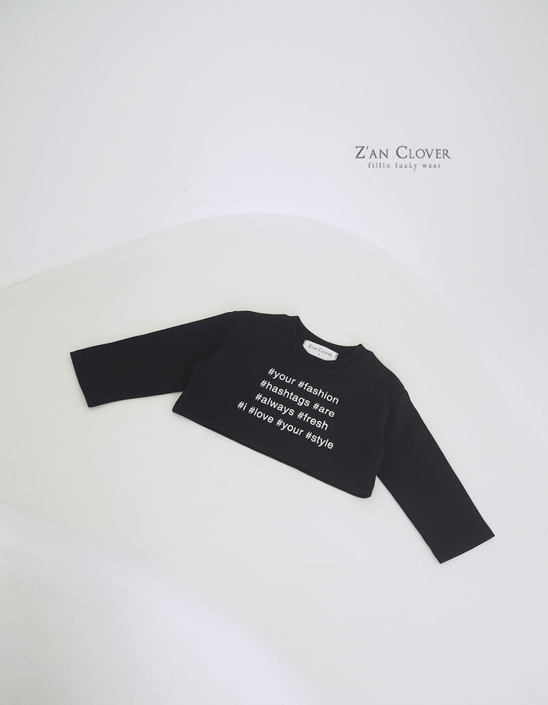 Zan Clover - Korean Children Fashion - #kidzfashiontrend - Hash Tags Tee - 4