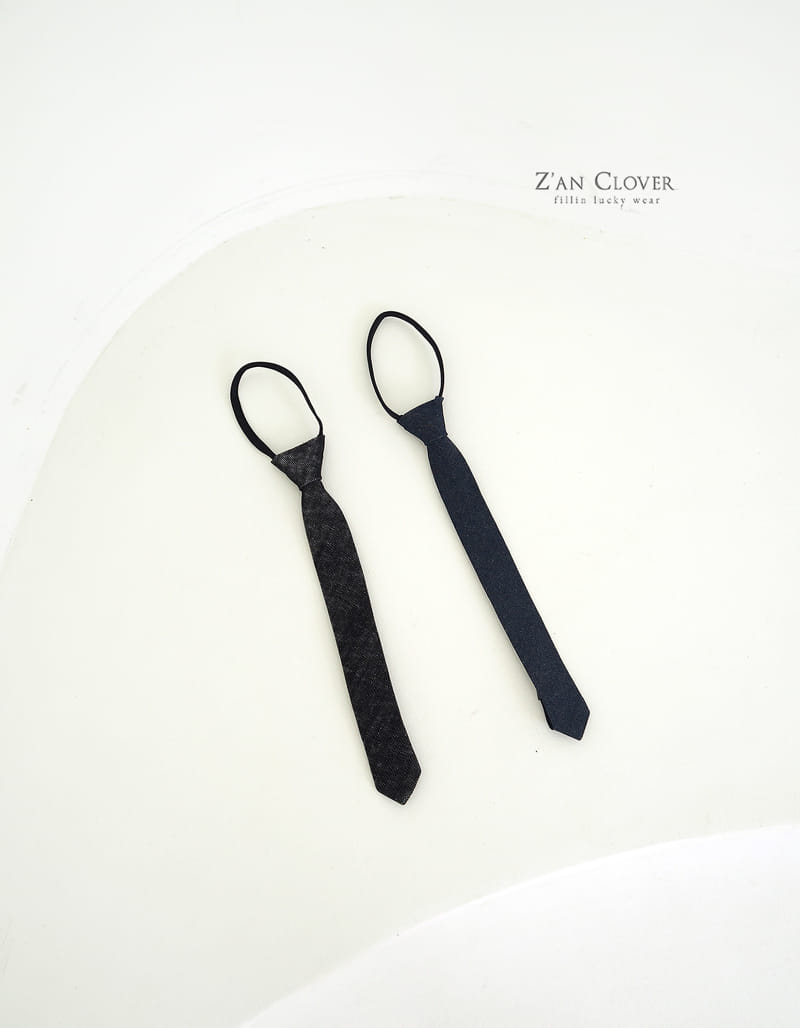 Zan Clover - Korean Children Fashion - #discoveringself - Denim Neck Tie
