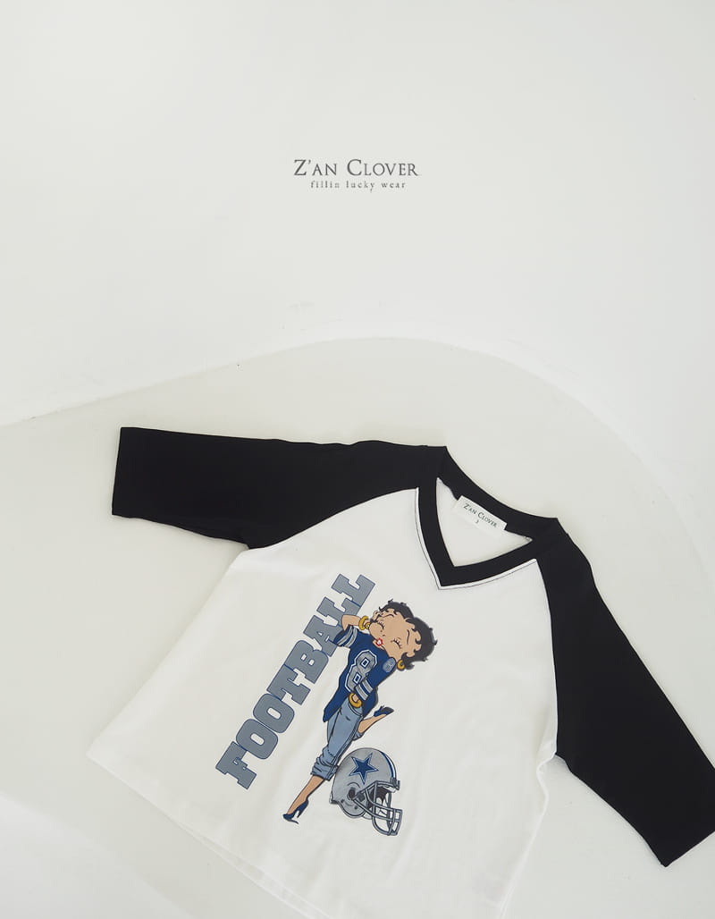 Zan Clover - Korean Children Fashion - #fashionkids - Football Beaty Bub Long Tee - 5
