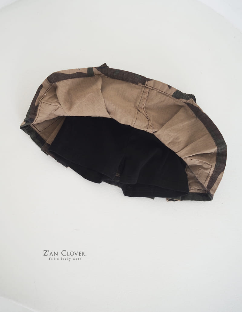 Zan Clover - Korean Children Fashion - #fashionkids - Camo Cargo Skirt - 2