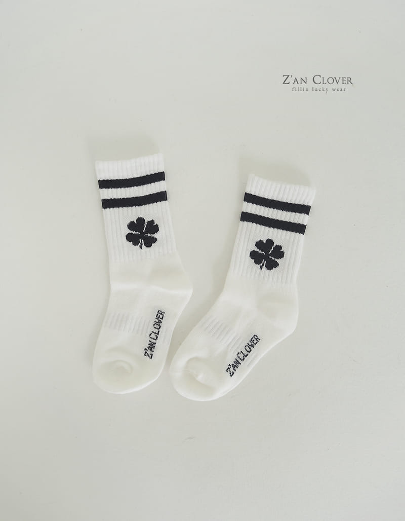Zan Clover - Korean Children Fashion - #discoveringself - Z Cle Sport Socks - 4