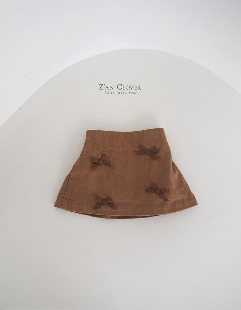 Zan Clover - Korean Children Fashion - #kidsstore - Ribbon Skirt - 8