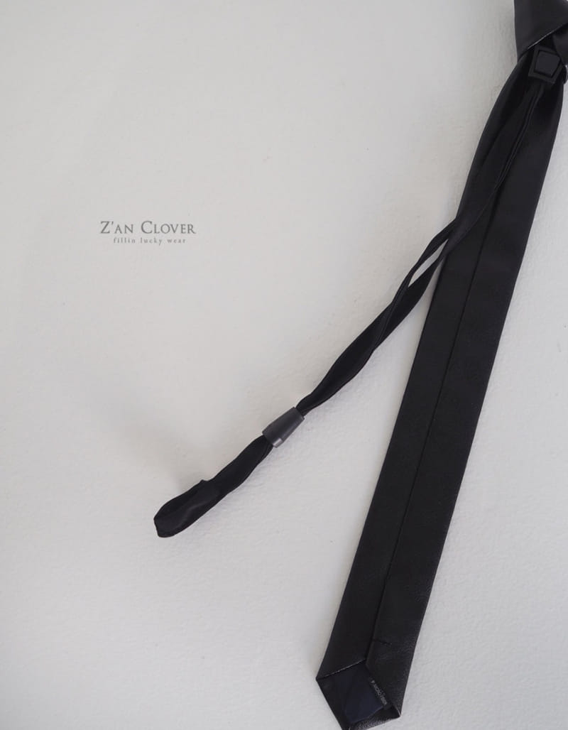 Zan Clover - Korean Children Fashion - #kidsstore - Leather neck Tie - 4