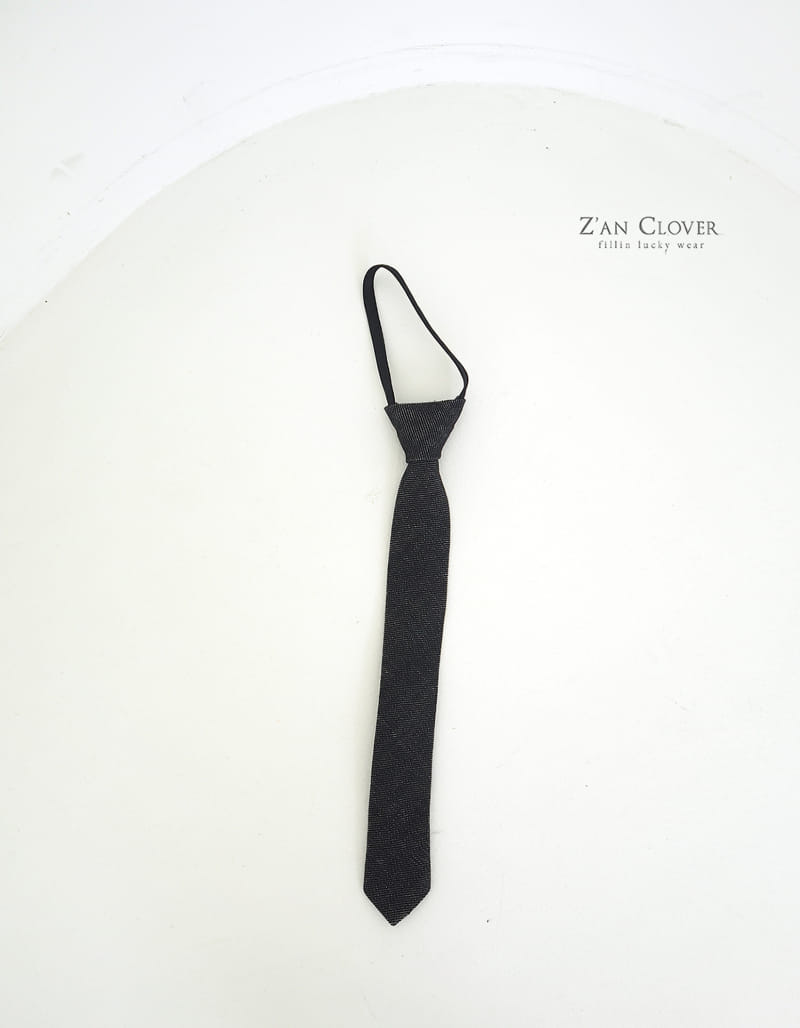 Zan Clover - Korean Children Fashion - #littlefashionista - Denim Neck Tie - 7