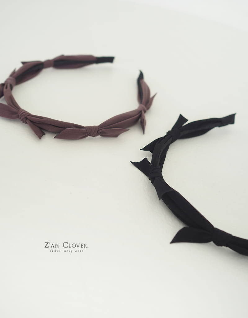 Zan Clover - Korean Children Fashion - #littlefashionista - Ribbon Hairband - 2