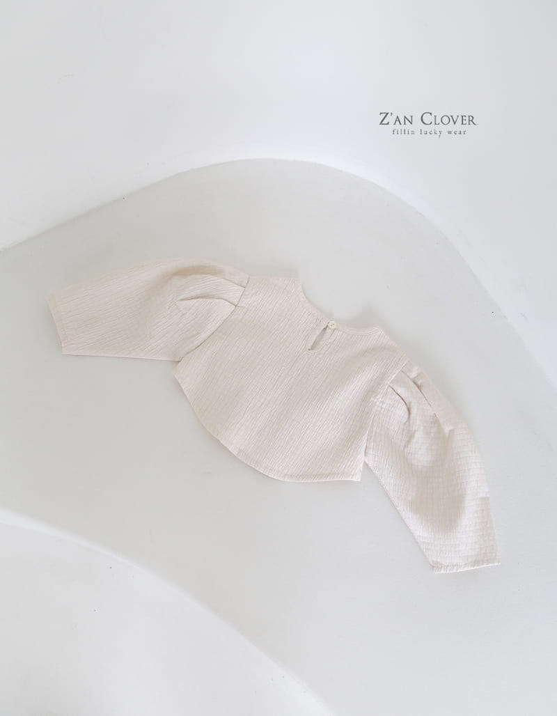 Zan Clover - Korean Children Fashion - #minifashionista - Embo Shirring Blouse - 8