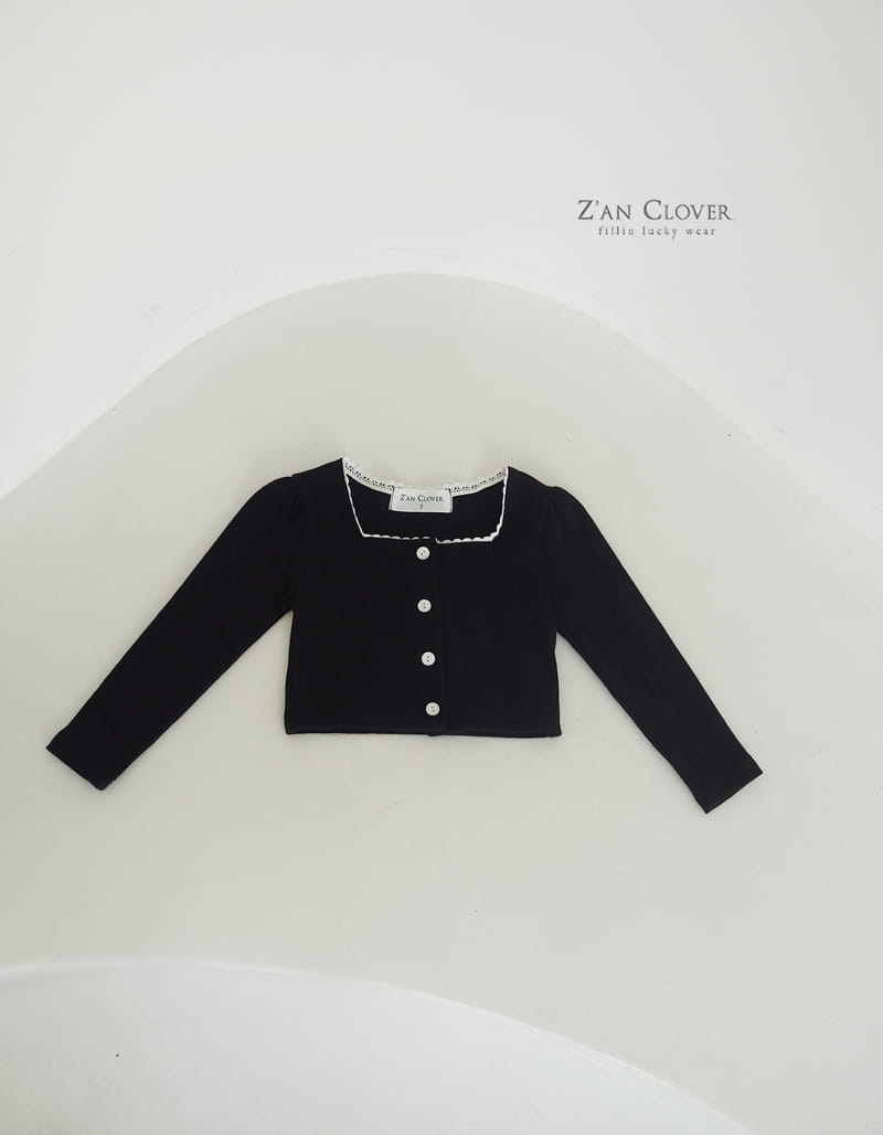 Zan Clover - Korean Children Fashion - #toddlerclothing - Rib Square Cardigan - 9