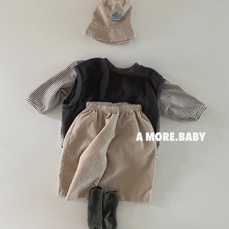 A More - Korean Baby Fashion - #babygirlfashion - Bebe Block Pants - 4