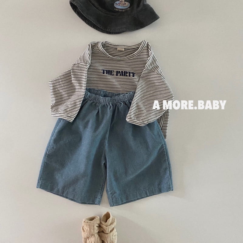 A More - Korean Baby Fashion - #babyoutfit - Bebe Block Pants - 7