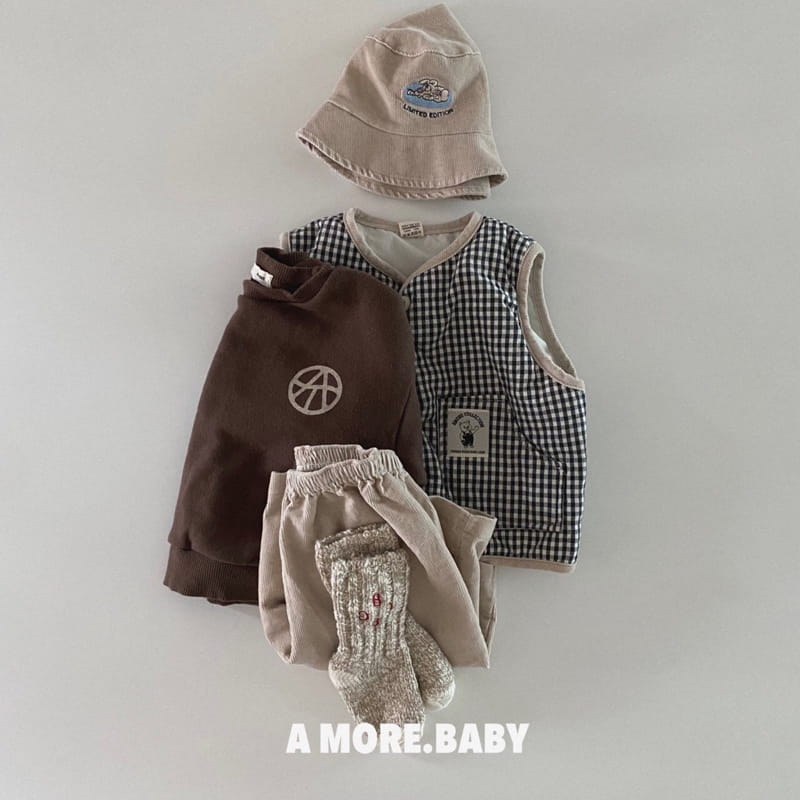 A More - Korean Baby Fashion - #babyoutfit - Bebe Block Pants - 8
