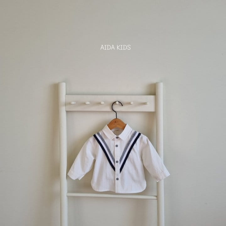 Aida - Korean Children Fashion - #childofig - New V Shirt - 4