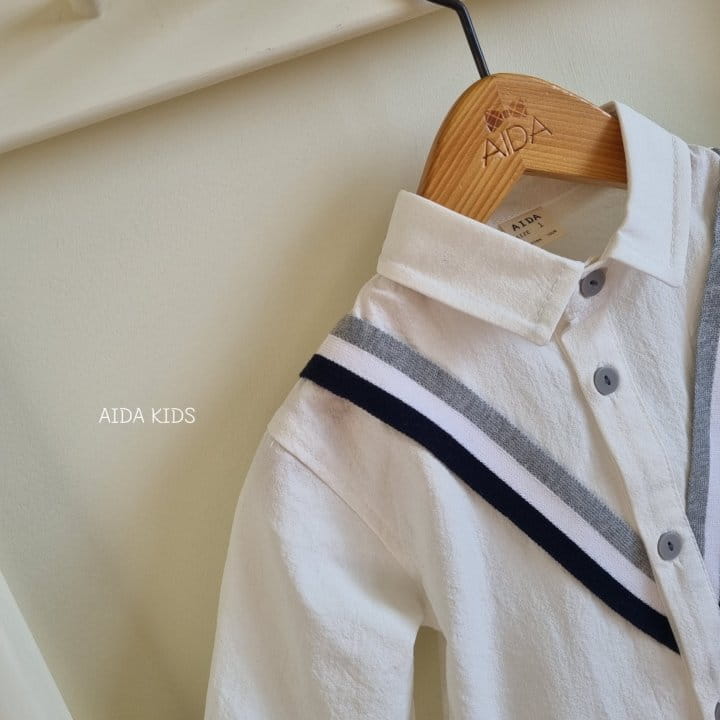 Aida - Korean Children Fashion - #designkidswear - New V Shirt - 5
