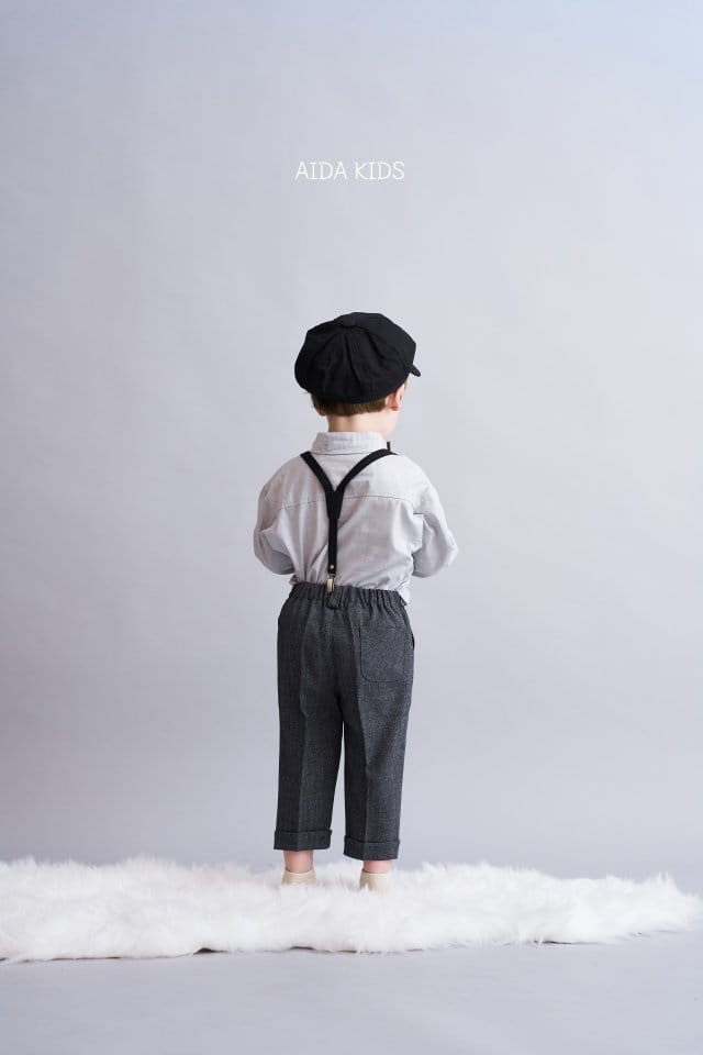 Aida - Korean Children Fashion - #fashionkids - Gray Shirt - 6