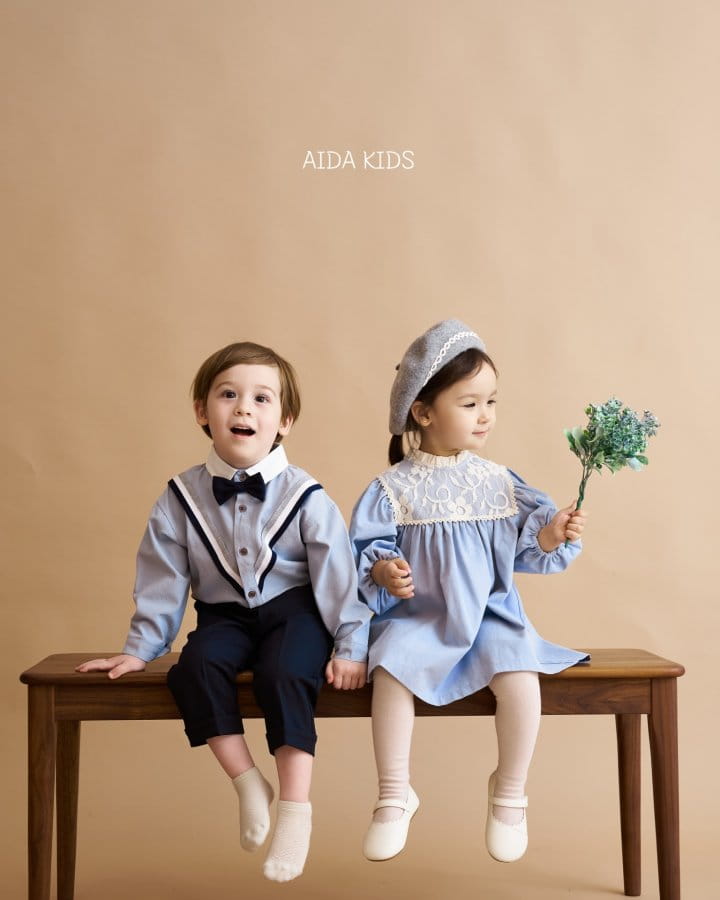 Aida - Korean Children Fashion - #kidsshorts - New V Shirt - 8