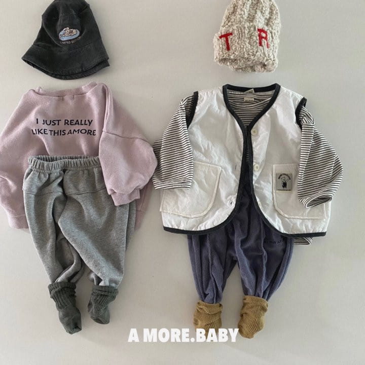 Amore - Korean Baby Fashion - #babyboutique - Bebe Diss Sweatshirt - 5