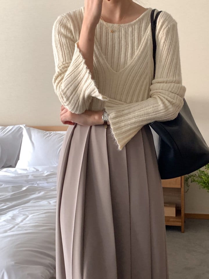 Atthismoment - Korean Women Fashion - #thelittlethings - Layered Knit Tee - 6