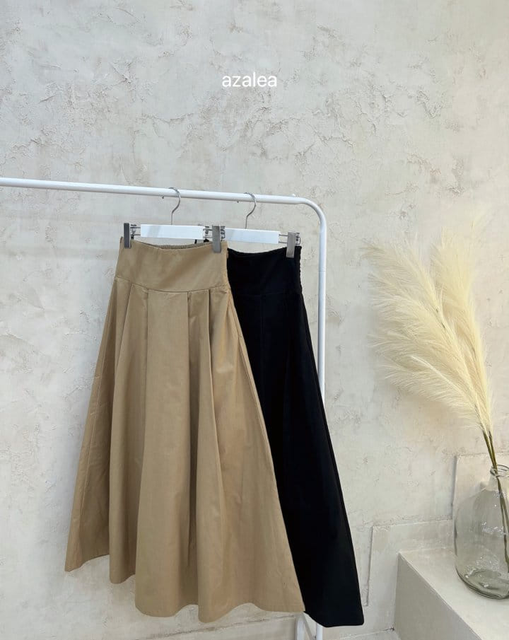 Azalea - Korean Women Fashion - #momslook - Pintuck Long Skirt - 4