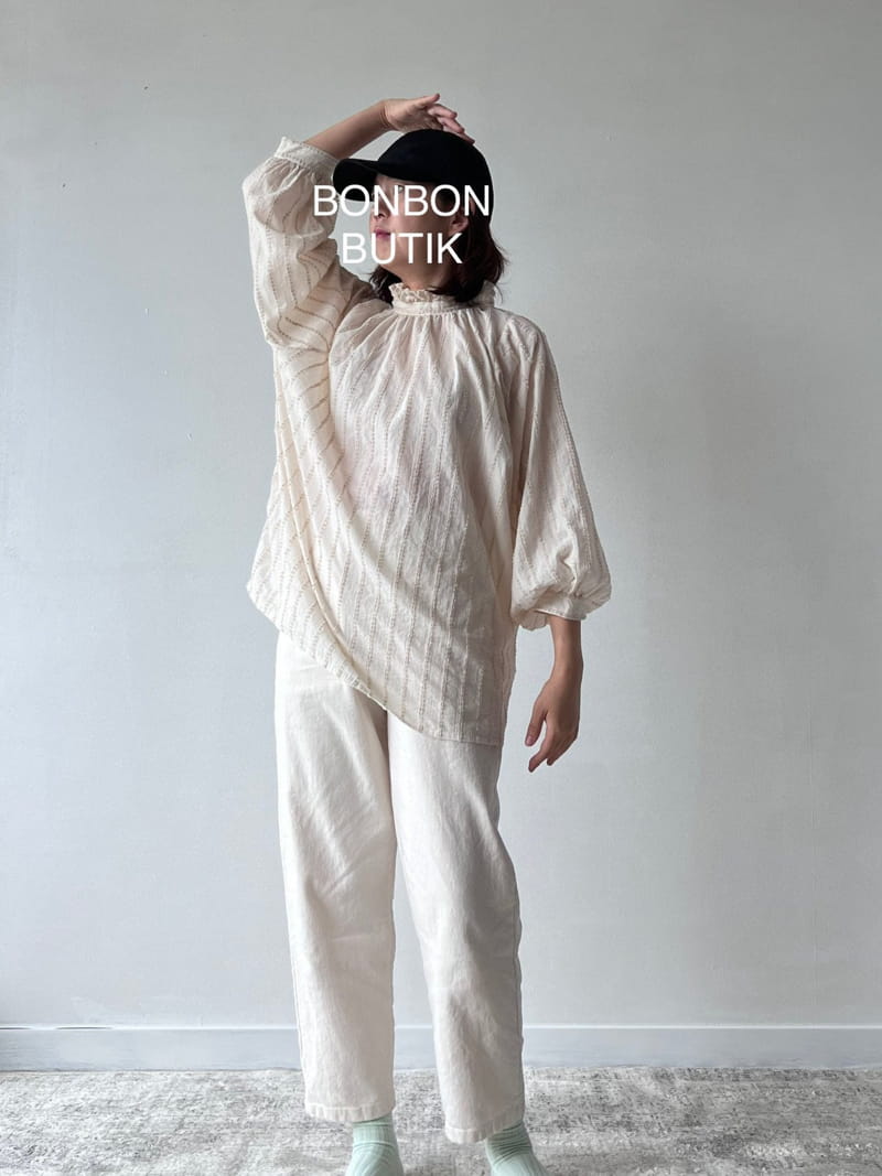 Bon Bon Butik - Korean Women Fashion - #restrostyle - Mom Balrong Blouse - 7