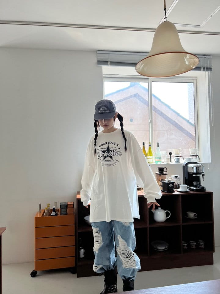 Bricklane - Korean Women Fashion - #momslook - Rock Star Sweatshirt - 5
