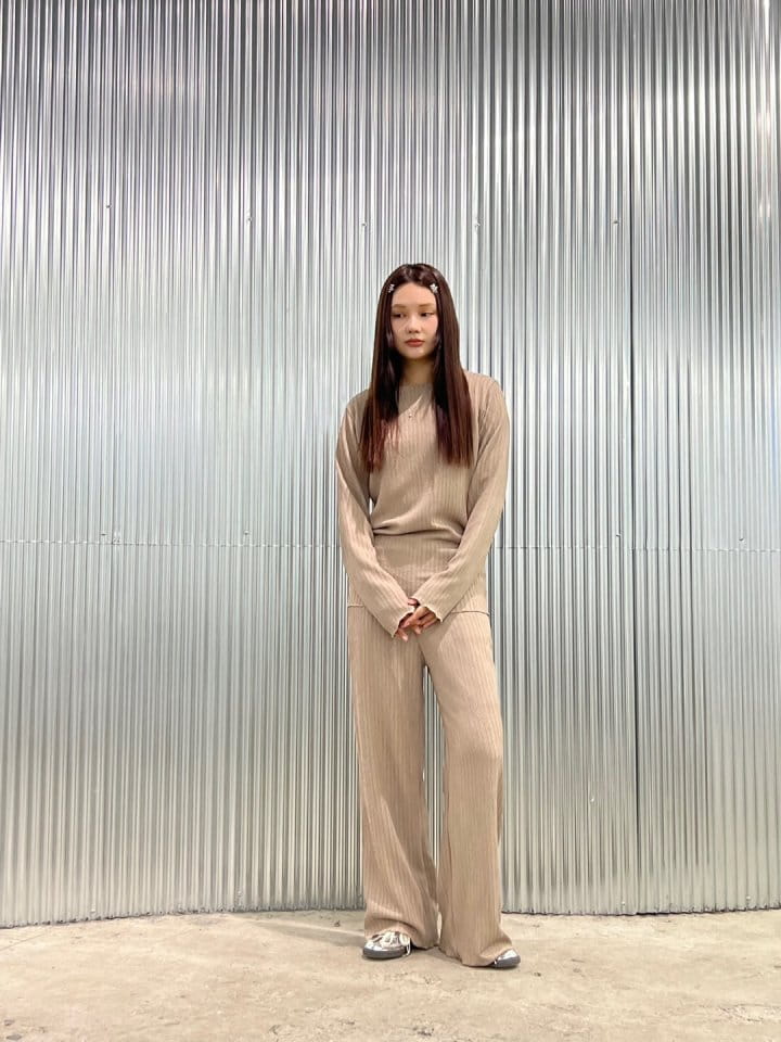 Bricklane - Korean Women Fashion - #momslook - Hush Terry Tee - 10