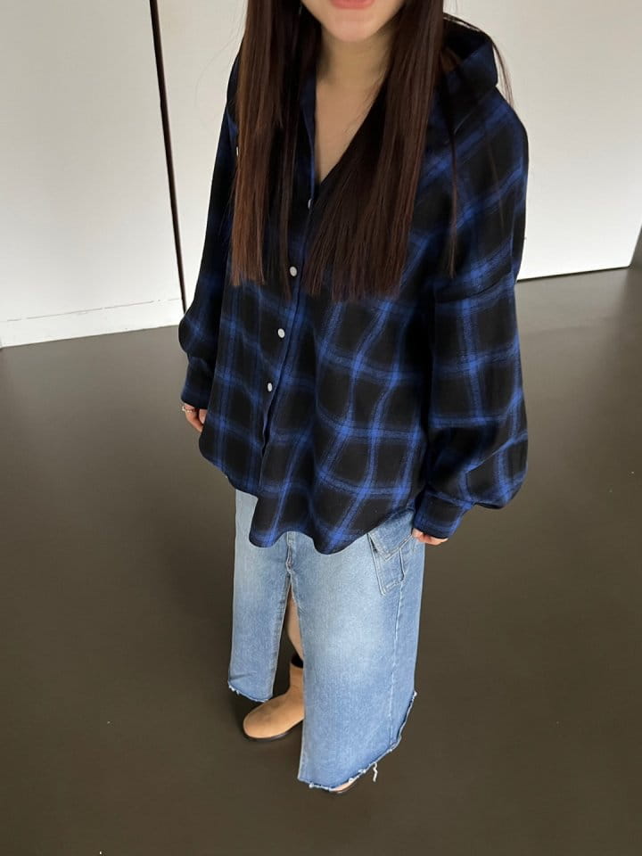 Bricklane - Korean Women Fashion - #momslook - Tatan Check Shirt - 3