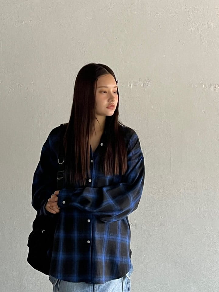Bricklane - Korean Women Fashion - #momslook - Tatan Check Shirt - 7