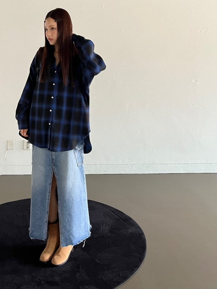 Bricklane - Korean Women Fashion - #momslook - Tatan Check Shirt - 9